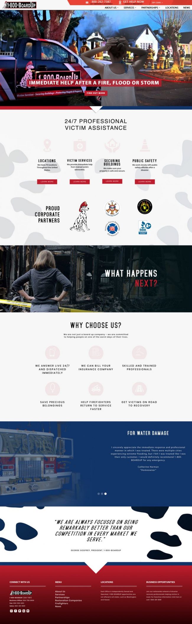 Construction Website in Worpress